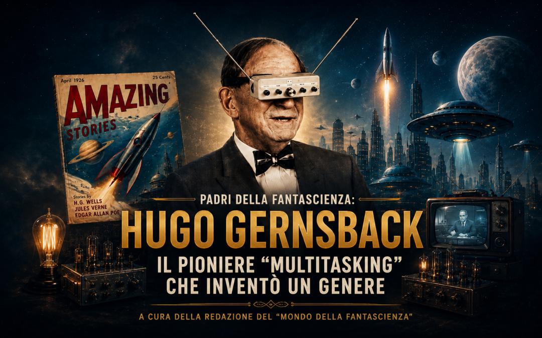 I PADRI DELLA FANTASCIENZA: HUGO GERNSBACK, IL PIONIERE “MULTITASKING” CHE INVENTÒ UN GENERE a cura della Redazione de “Il Mondo della Fantascienza”