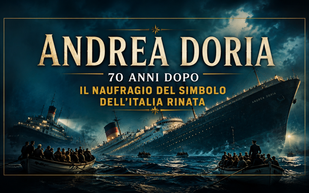ANDREA DORIA, 70 ANNI FA IL NAUFRAGIO DEL SIMBOLO DELL’ITALIA RINATA a cura della Redazione