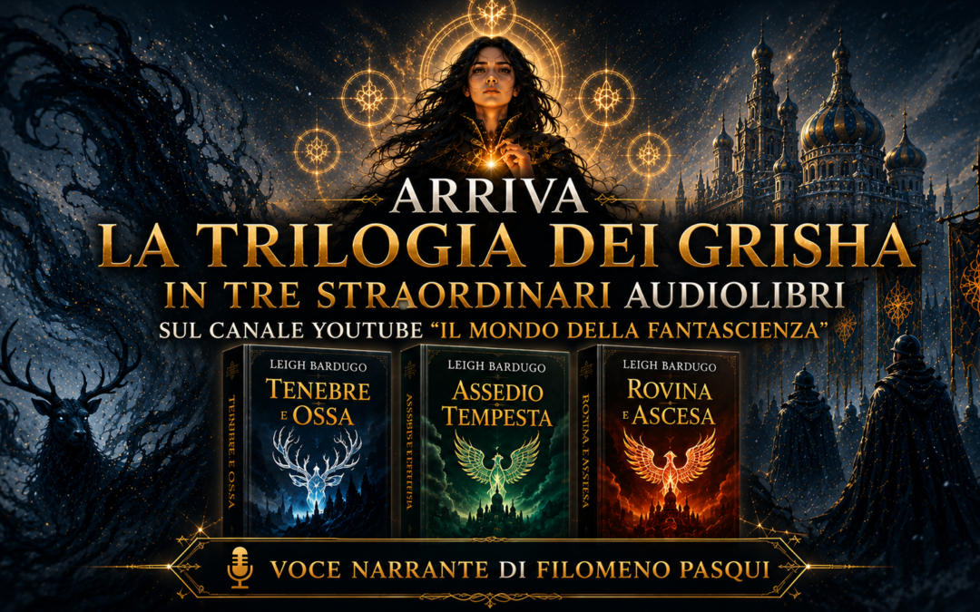 ARRIVA LA TRILOGIA DEI GRISHA IN AUDIOLIBRO SUL CANALE YOUTUBE “IL MONDO DELLA FANTASCIENZA”a cura della redazione