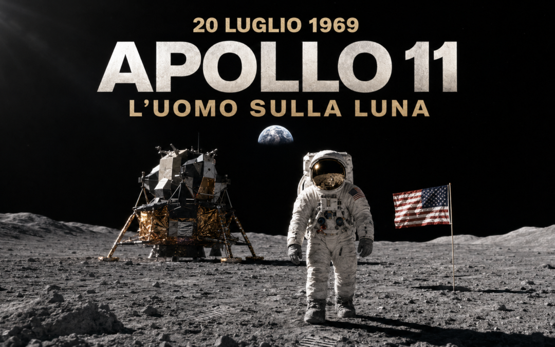 20 LUGLIO 1969: 57 ANNI FA L’UOMO RAGGIUNGEVA LA LUNA cura della Redazione de ” Il Mondo della Fantascienza”