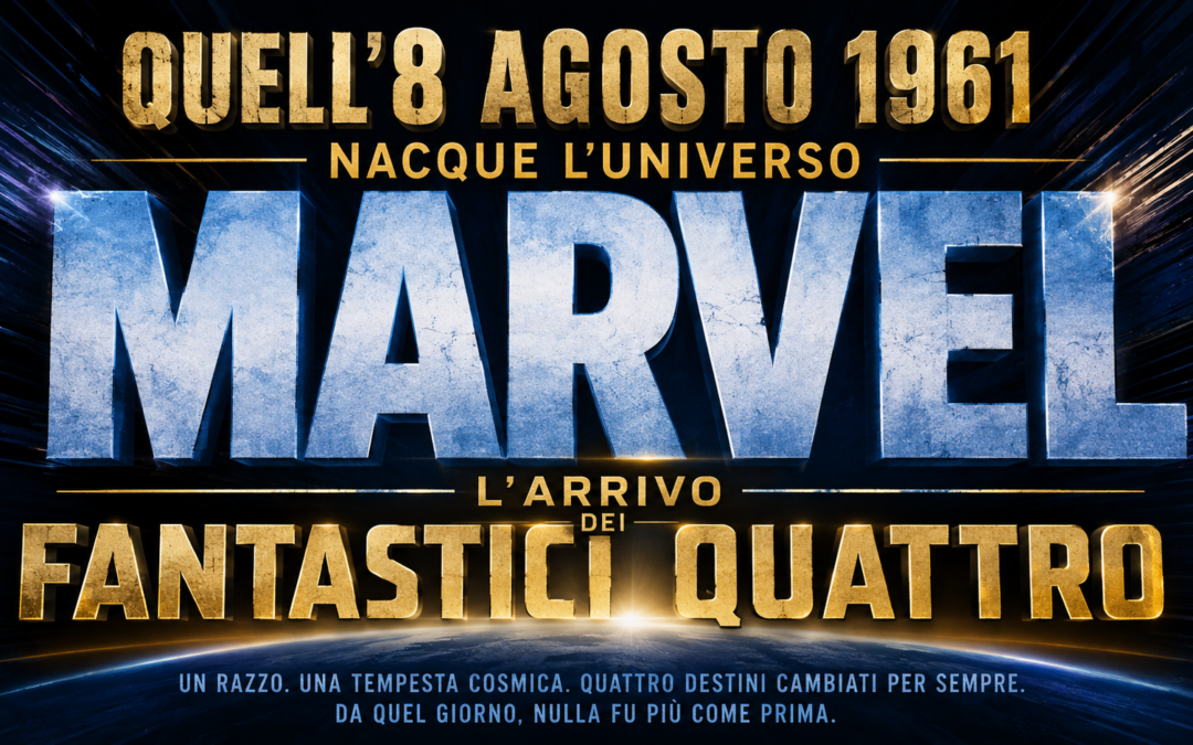 QUELL’8 AGOSTO 1961 NACQUE L’UNIVERSO MARVEL: L’ARRIVO DEI FANTASTICI QUATTRO a cura della Redazione
