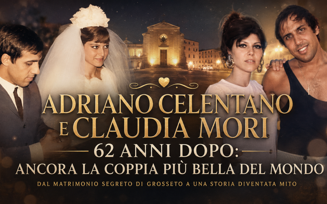 ADRIANO CELENTANO E CLAUDIA MORI, 62 ANNI DOPO: ANCORA LA COPPIA PIÙ BELLA DEL MONDO a cura della Redazione della Your Cèlébre Tv