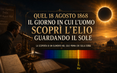 QUEL 18 AGOSTO 1868: IL GIORNO IN CUI L’UOMO SCOPRÌ L’ELIO GUARDANDO IL SOLE cura di Luca de Grandis
