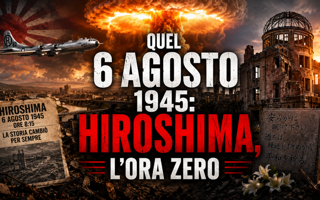 QUEL 6 AGOSTO 1945: HIROSHIMA, L’ORA ZERO a cura di Gabrio Poggi