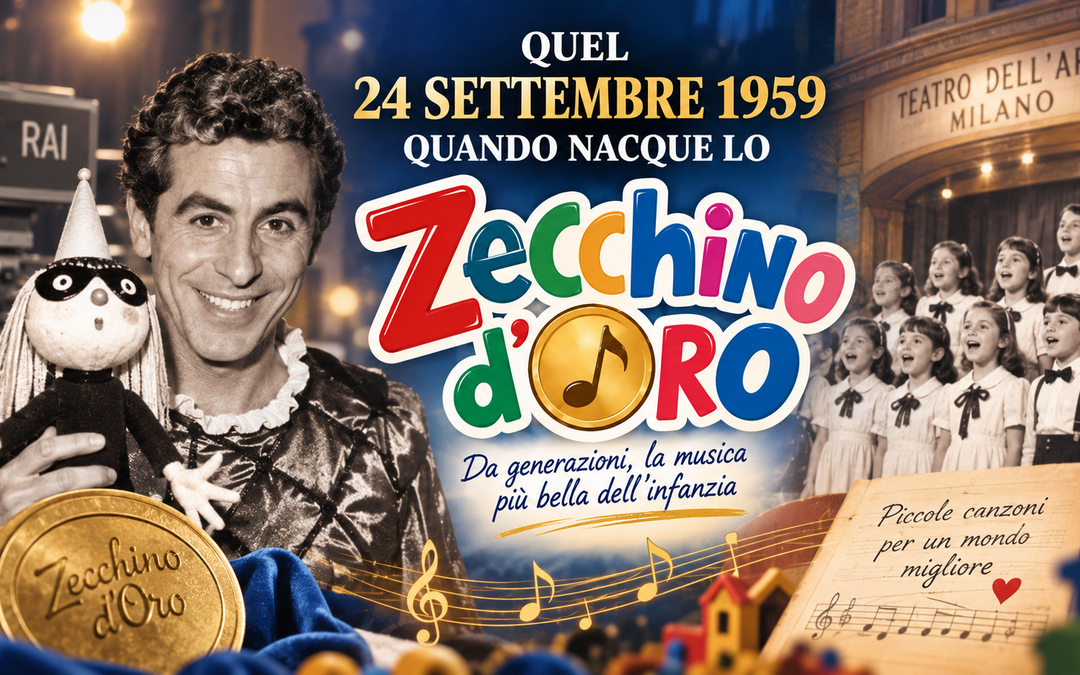 QUEL 24 SETTEMBRE 1959, QUANDO NACQUE LO ZECCHINO D’ORO a cura di Kappa